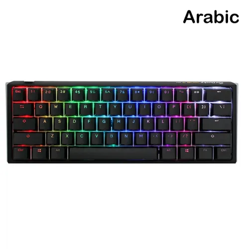 Ducky One 3 Mini - Blue Switch Rgb Hot-swap Wired Mechanical Keyboard - Classic Black - Ar Layout