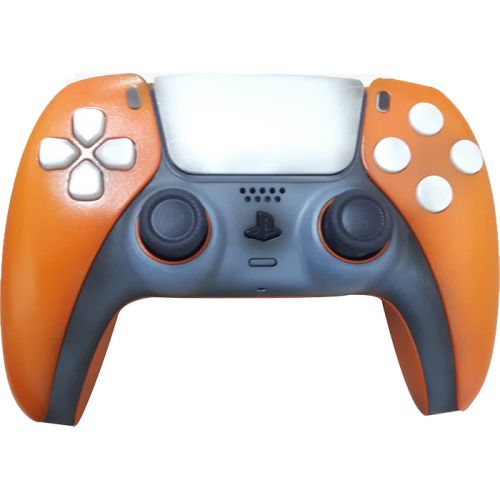 PS5 Customized Dual Sense Wireless Controller - Orange/white