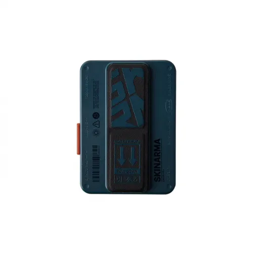 Skinarma Mirage Magnetic Cardholder With Grip Stand Spunk - Blue