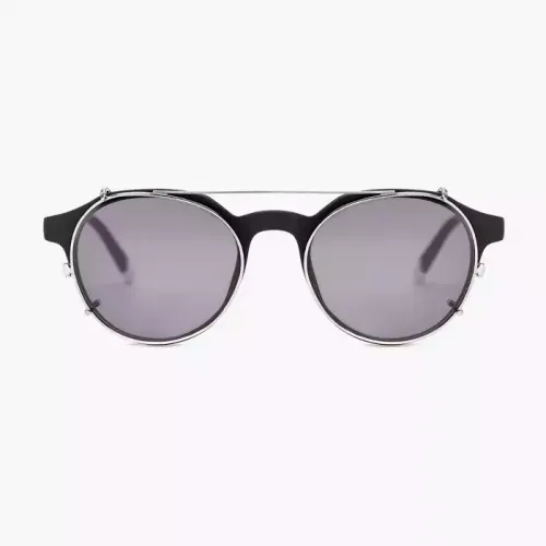 Barner Chamberi Clip-on Sunglasses - Silver Smoke