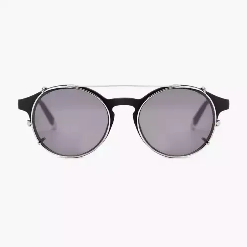 Barner Le Marais Clip-on Sunglasses - Silver Smoke