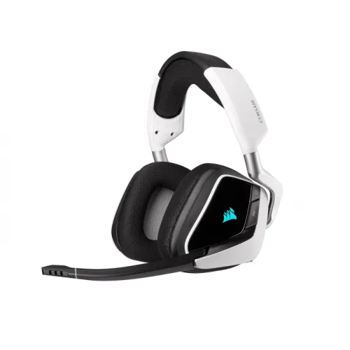 Corsair Void Rgb Elite Wireless Premium Gaming Headset With 7.1 Surround Sound - White (Eu)