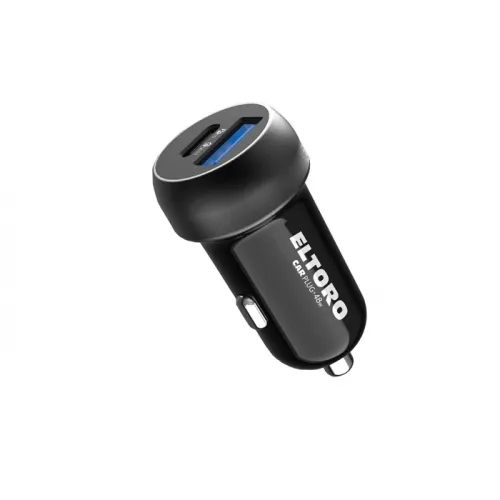 Eltoro Car Plug+ 48w Pd3 Qc3.0 -black