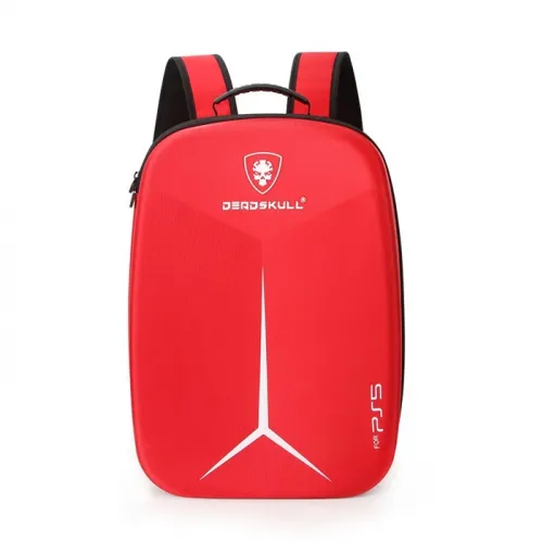 Deadskull Ps5 Carrying Backpack - Red