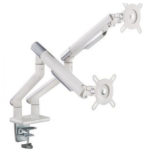 Twisted Minds Premium Slim Dual Monitor Arm - White - TM-49-C012-W