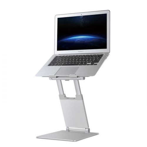 UPERGO AP-2H Ergonomoic Adjustable Aluminum Laptop Stand For upto 17" Laptop - Silver