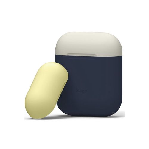 ELAGO AIRPODS DUO CASE BODY JEAN IDIGO TOP CLASSIC WHITE-YELLOW