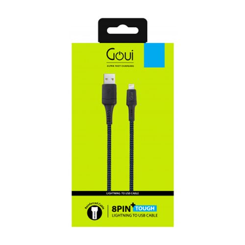 GOUI 8 PIN USB TO LIGTNING CABLE 2M - DARK BLUE