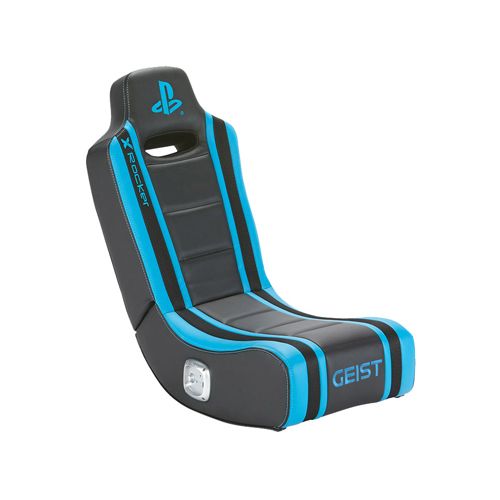 X-ROCKER GEIST MULTIMEDIA FLOOR CHAIR - BLACK/BLUE