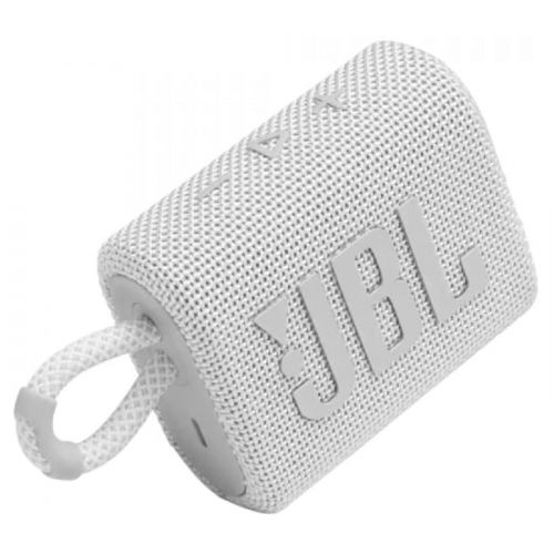 JBL Go3 Portable Waterproof Bluetooth V5.1 Speaker - White