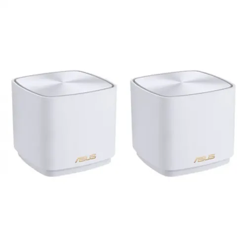 ASUS ZenWiFi AX Mini XD4 - AX1800 Wireless Whole-Home Mesh WiFi 6 System - 2 Pack White