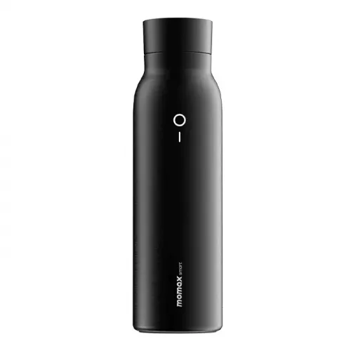 MOMAX Smart Bottle IoT Thermal Drinkware - Black