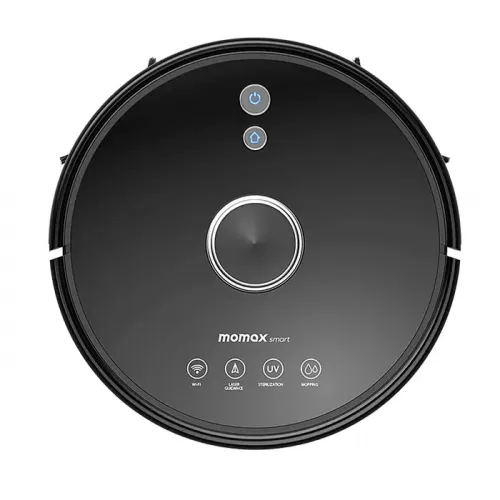 Momax Elite Cleanse IOT UV-C Vacuum Robot - Black