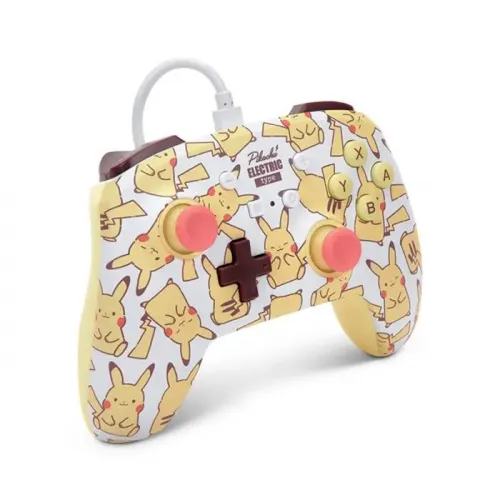 PowerA Nintendo Switch Enhanced Wired Controller - Pikachu Blush