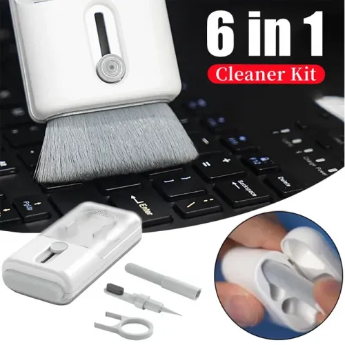 Keyboard Cleaning Kit - Keyboard & Earphone Dust Remover - 6 in 1