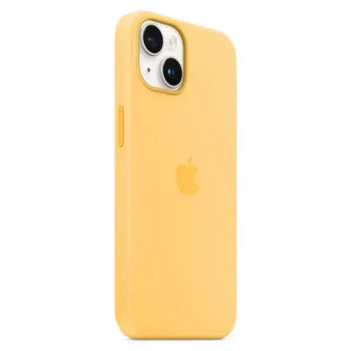 Apple iPhone 14 Silicone Case with MagSafe - Sunglow