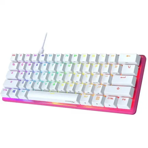 HyperX Alloy Origins 60 Pink RGB Mechnical Gaming Keyboard - HX Red Switch -  (English)