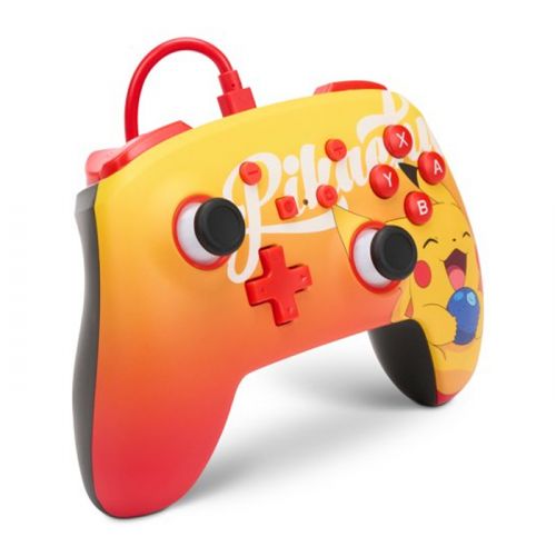 Nintendo Switch: PowerA Pokemon Enhanced Wired Controller - Oran Berry Pikachu