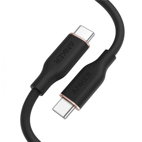 PowerLine III Flow USB-C to USB-C 100W - (0.9m/3ft)  - Black