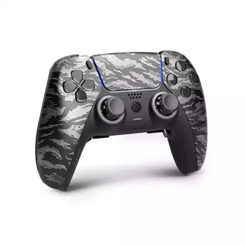 Ps5: Scuf Reflex Fps Wireless Performance Controller - Tigerstripe Black (Ring-light Gray)