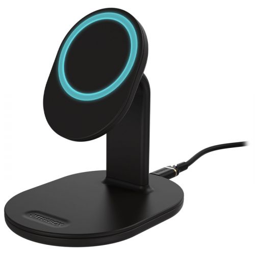 Magnetic Wireless Charging Stand - Black