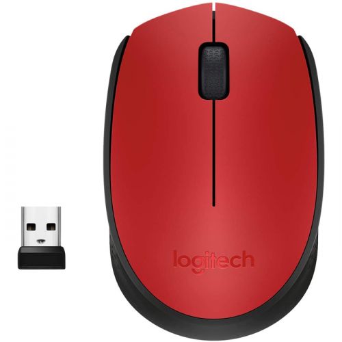 Logitech Mouse Wireless M171 - Red