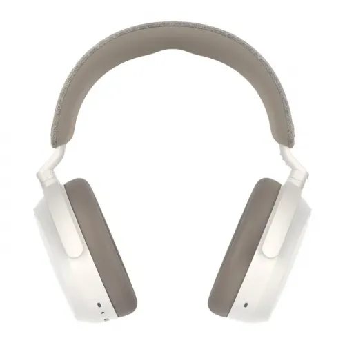 Sennheiser - Momentum 4 Wireless Adaptive Noise-Canceling Over-The-Ear Headphones - White