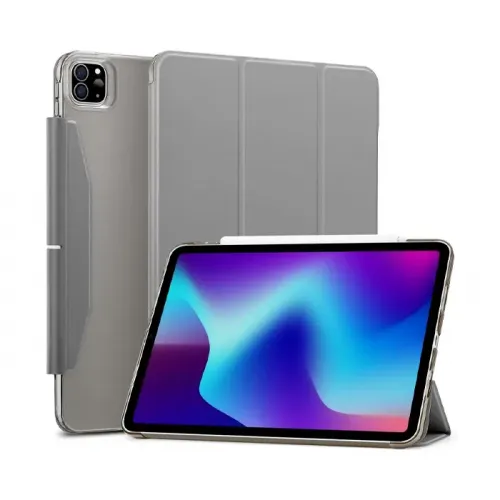 ESR Ascend Trifold Case for iPad Pro 12.9 6th Gen (2022) & 5th Gen (2021) - Silver Grey