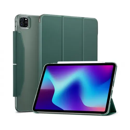 ESR Ascend Trifold Case for iPad Pro 12.9 6th Gen (2022) & 5th Gen (2021) - Forest Green