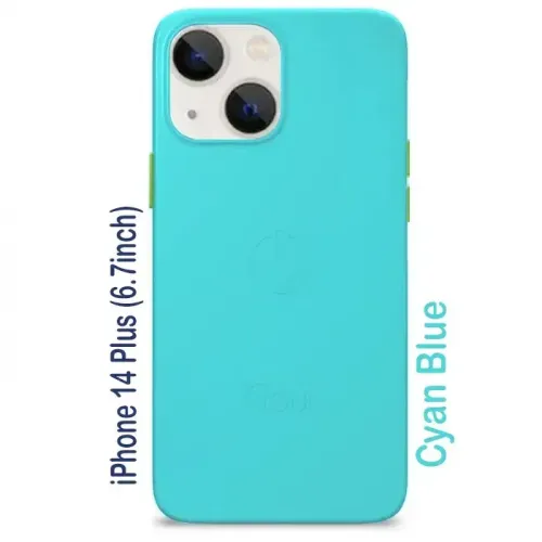 Goui iPhone 14 Plus (6.7inch)  Magnetic Case with Magnetic Bars - Cyan Blue