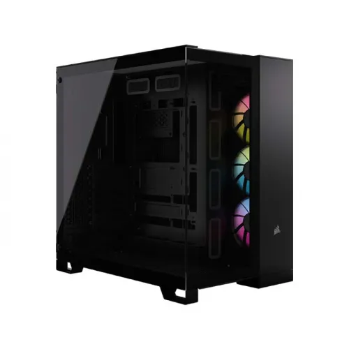 Corsair Icue Link 6500x Rgb Mid-tower Atx Dual Chamber Pc Case - Black CC-9011269-WW